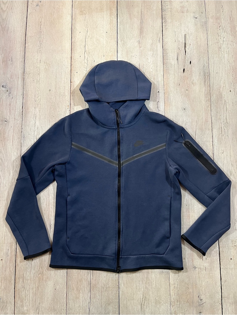 Nike Sportswear Tech Fleece Windrunner Obsidian Blue Black Jacket Size M